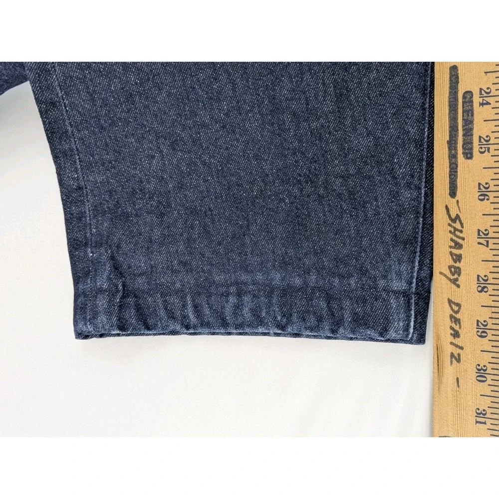 Akoo Jeans Selvedge Denim Dark Mens‎ 40x30 Blue Wide Embroidered Western - Picture 10 of 12